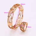 63812 Xuping superventas Summer Fashion Cuff Bangle Sets